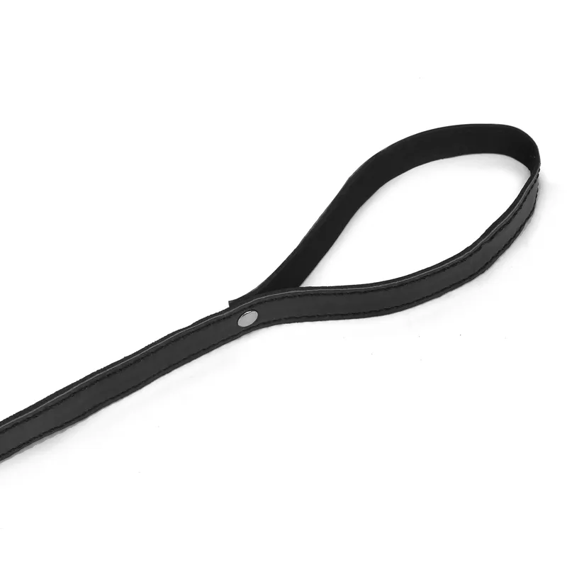 Collar Bdsm de cuero y correa de felpa fetiche Bondage Collar sexual juguetes SM restricciones juguetes sexuales para adultos mujeres M_voghion.com
