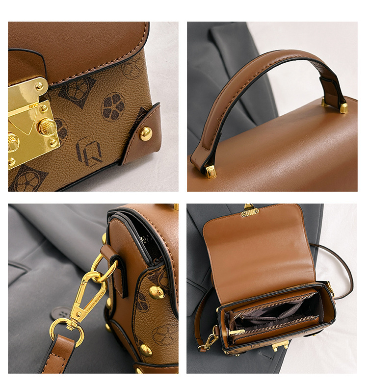 Advanced Women's 2024 Autumn/Winter New Fashion Handbag Small Square Versatile One Shoulder Crossbody Bag_voghion.com