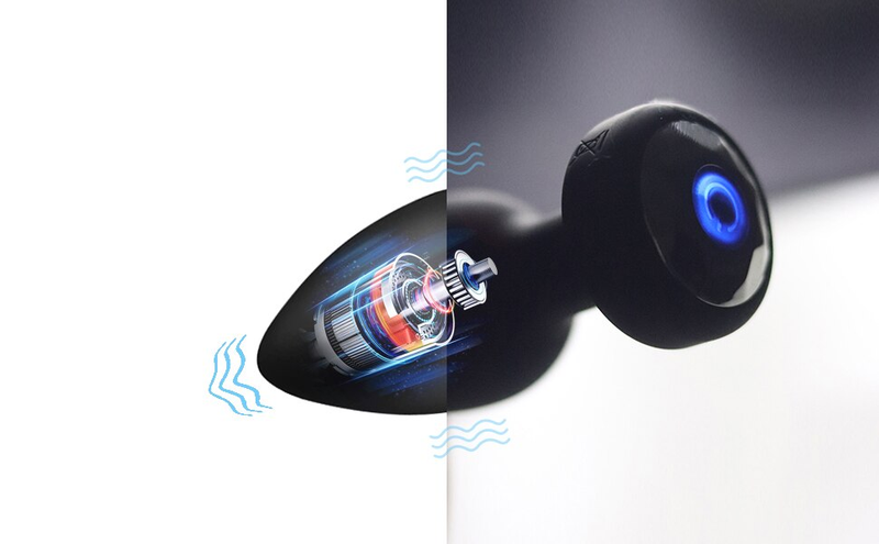 Vibratore anale con telecomando Butt Plug Massaggiatore per la prostata Masturbatore femminile Giocattoli sessuali per adulti per donne Uomini Gay_voghion.com