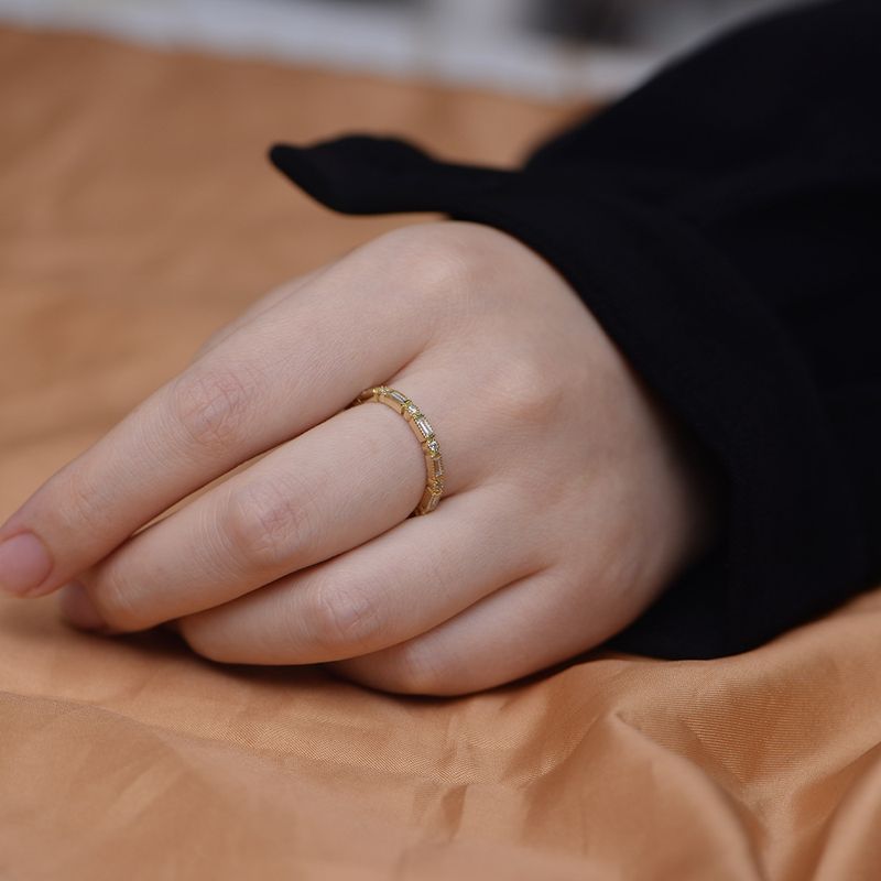 Gioielli da donna, semplici, nuovi, anelli in argento Sterling S925, con zirconi geometrici, tendenza, tutti abbinati, anello per indice, gioielli per mano_voghion.com