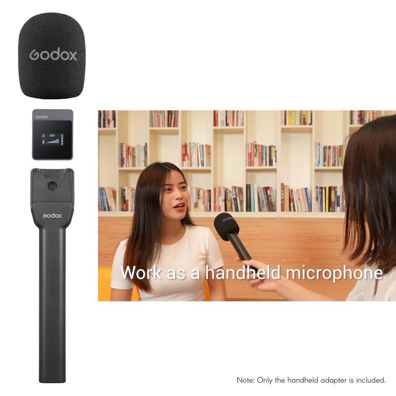ML-H kézi adapter fogantyútartó Godox Movek M1 M2 UC1 UC2 vezeték nélküli mikrofonrendszerhez_voghion.com