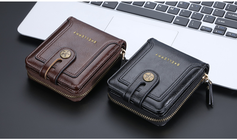 Baellerry Portemonnaie Héich Qualitéit Männer Kompakt Portemonnaie Nei Arrivée Retro Multi Card Zipper Mënz Portemonnaie_voghion.com