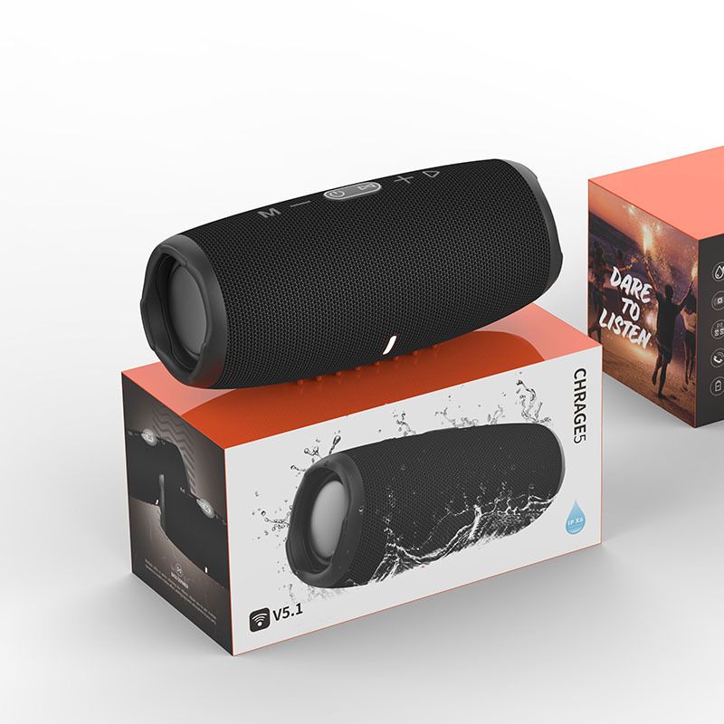 Enceinte Bluetooth Shock Wave 5 de Syct, caisson de basses portable, insertion de carte sans fil, audio d'extérieur Charge5_voghion.com
