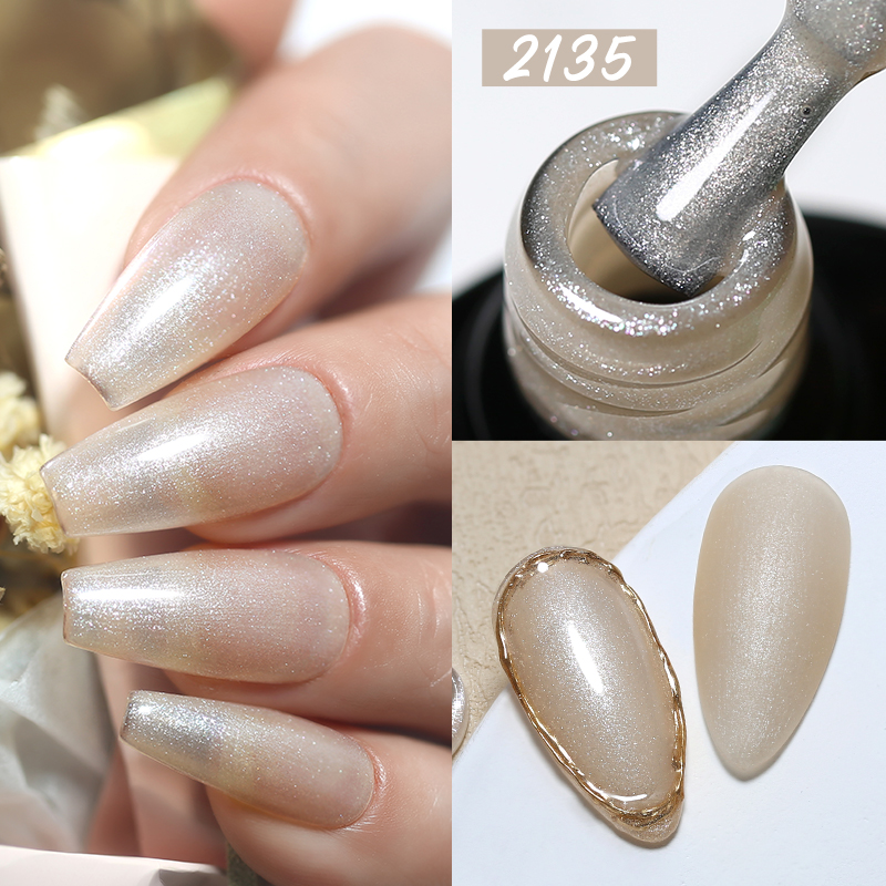 Arte Clavo 15 ml Pearl Shell Gel-Nagellack, Soak Off Primer für UV-Nägel, Gel-Lack, semi-permanenter Nagellack, Gellak-Gel_voghion.com