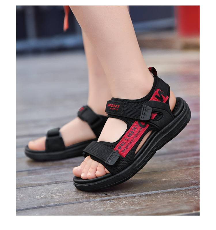 Mother&Kids Boys' sandals Summer children's sandals Boys' beach shoes Non-slip large soft soled sandals for children_voghion.com