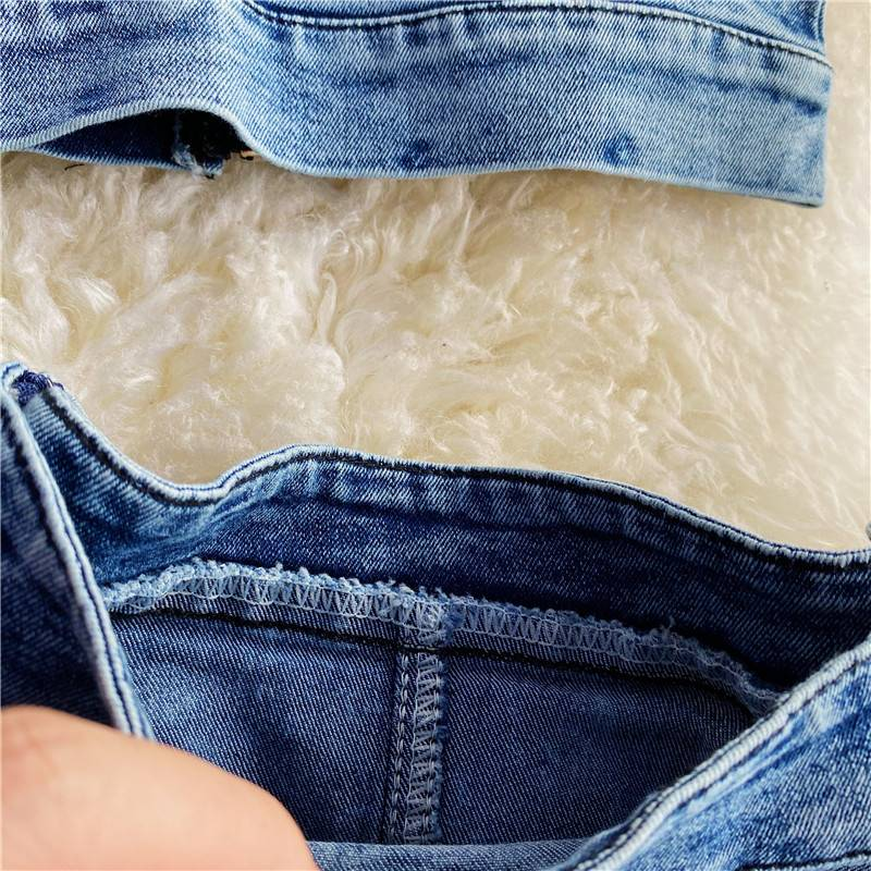 Roupas femininas novas Slim Fit zíper curto Denim camisola duas peças terno irregular fenda quadril saia_voghion.com