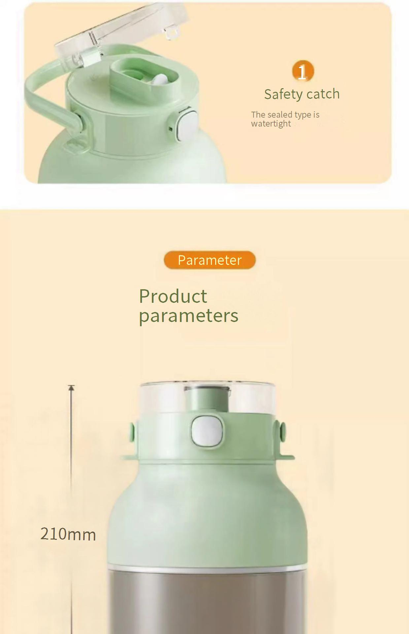 Portable Electric Juicer Blender Cup - 1000mL Large Capacity, 18000 RPM High Speed, 4 Blades, USB Rechargeable, Food-Grade PC Material, For Fruits_voghion.com