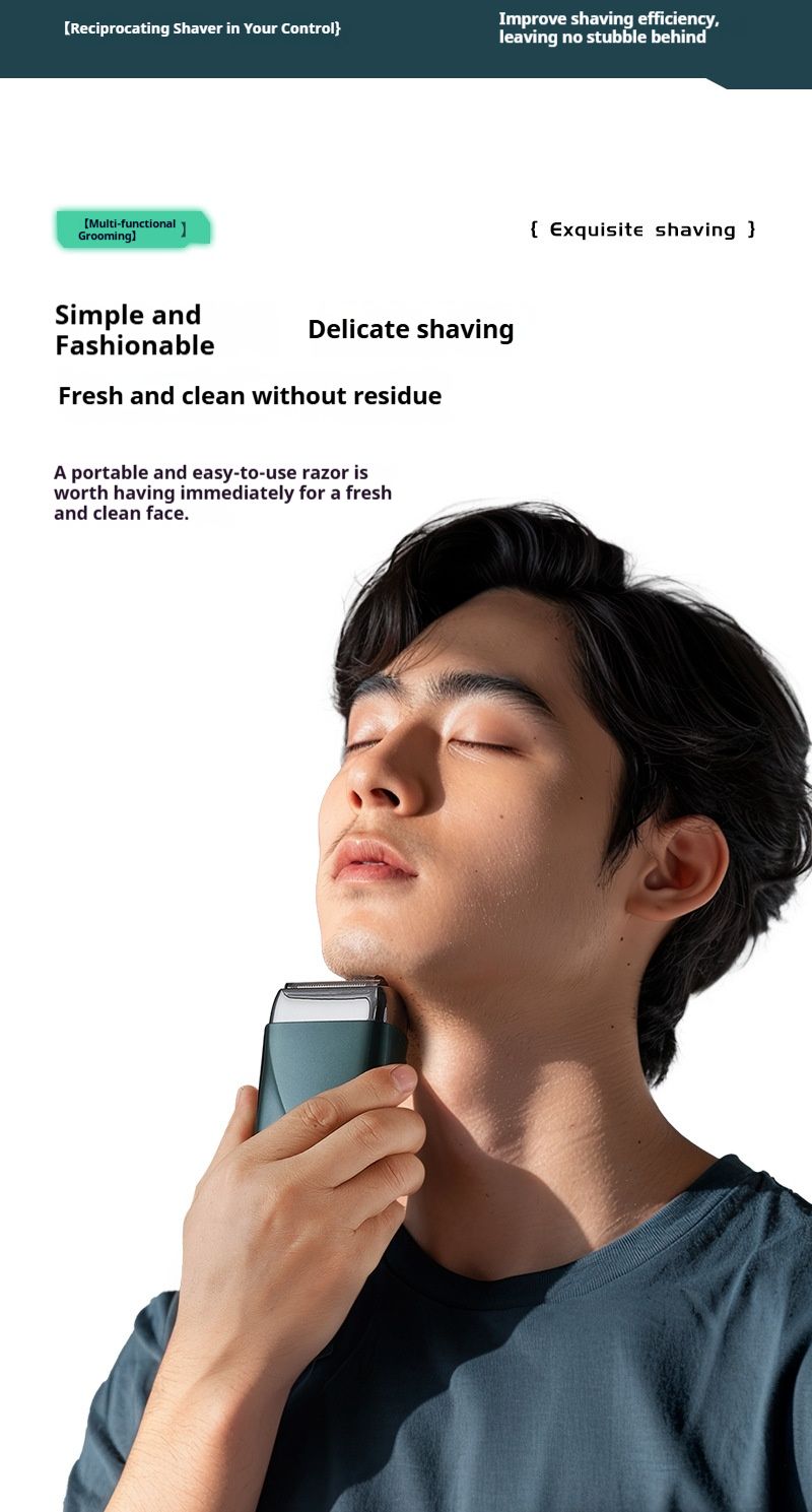 Electric Shaver – 2D Floating Heads, Wet/Dry Washable, 90min Runtime, USB Rechargeable (Multiple Colors)_voghion.com