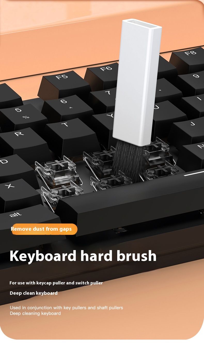 Premium elektronica-reinigingsset – 5-in-1 veilige tools voor telefoons, laptops en camera's (stofvrije borstel en microvezeldoek)_voghion.com
