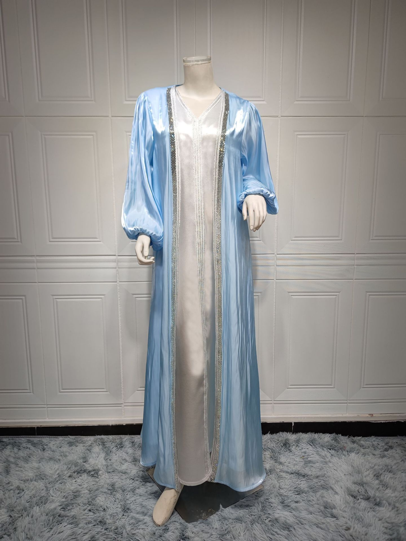 Abbigliamento Donna Moda Donna Abito in raso scintillante_voghion.com