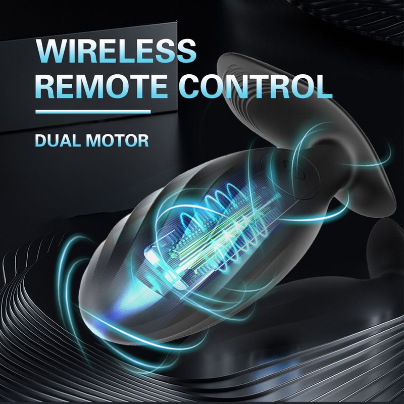 Afstandsbediening vibrator draagbare vibrerende anale plug prostaat massager mannelijke en vrouwelijke masturbator vibrator seksspeeltjes_voghion.com