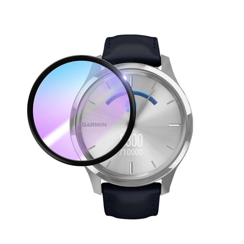 Újonnan piacra dobott Garmin Move Luxe sorozatú karóra fólia több képernyővédővel, nagy felbontású, karcálló, teljes képernyőt lefedett TPU hidrogél fóliával_voghion.com