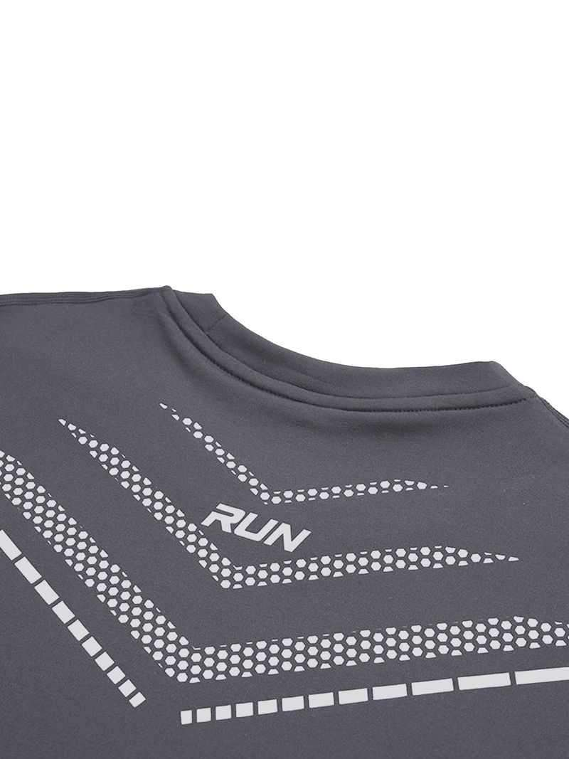 Men's Compression Long Sleeve Workout Shirt – Moisture-Wicking Polyester-Spandex Blend For Running & Gym (Black/Grey/Navy, XS-XXL EU/US Sizing)_voghion.com