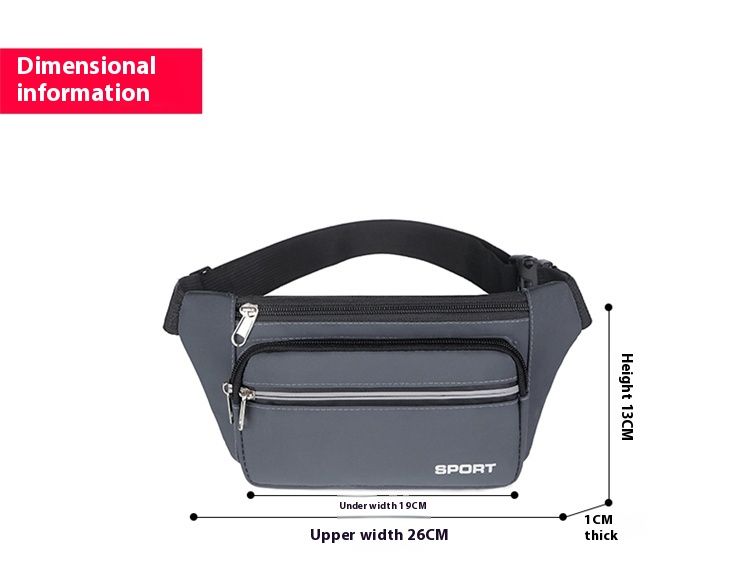 Mobil Tailletasch fir Männer a Fraen, déi op Baustellen schaffen Multifunktionell grouss Kapazitéit waasserdicht haltbar Crossbody-Tasch_voghion.com
