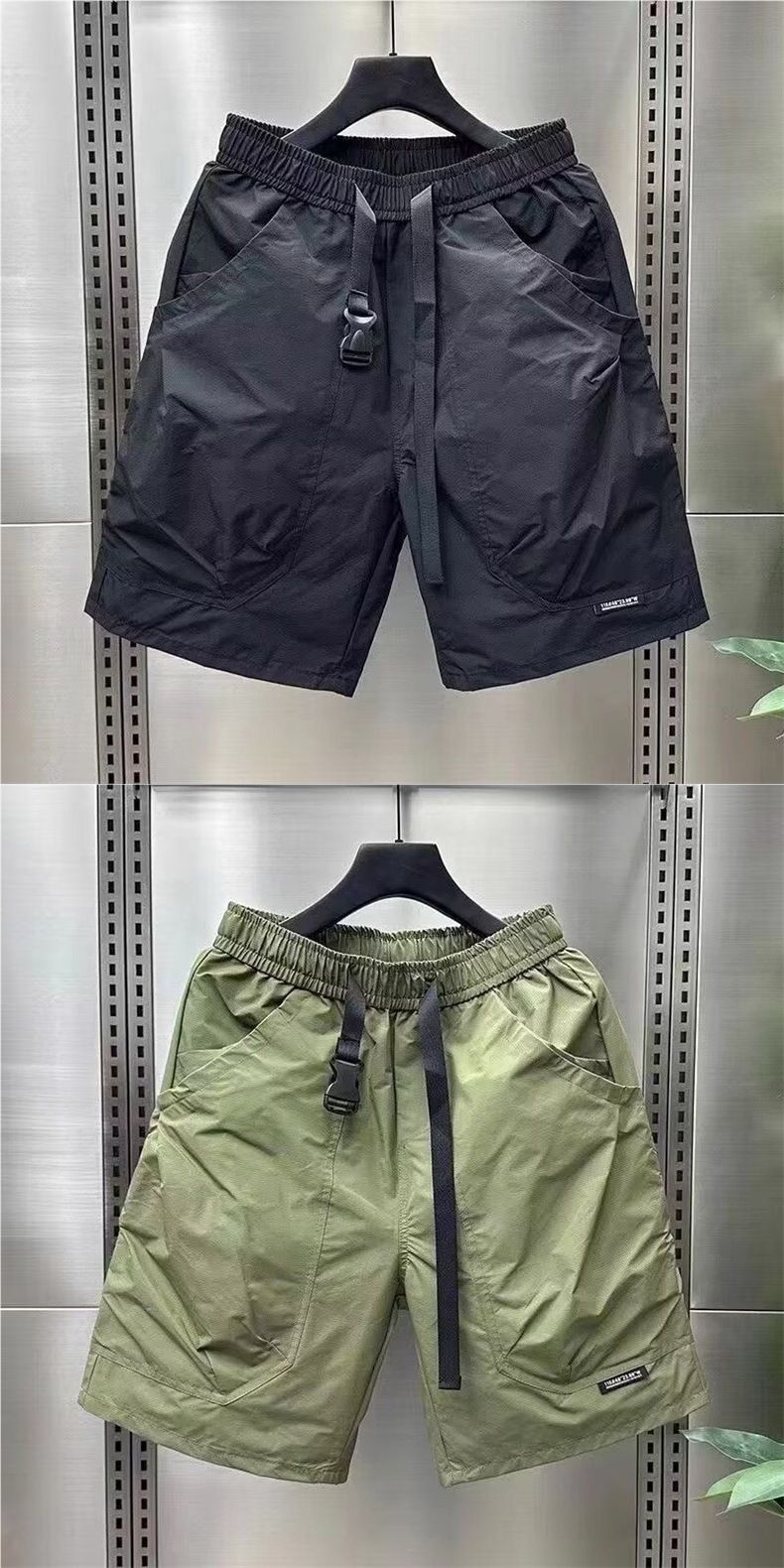 2025 New】Work Hosen Mit Taschen Neue männer Sport Sommer Lose Gerade Fünf-Punkt Shorts_voghion.com