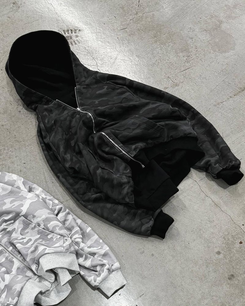 Abbigliamento da uomo autunno e inverno, set di maglioni sportivi con cappuccio, finto due pezzi, reversibile, camicia a quadri Y2K, cerniera, bellissimo_voghion.com