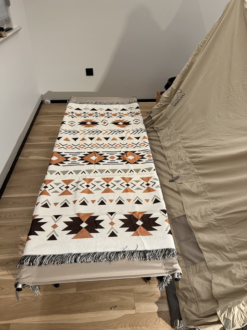 Vanlife Ethno-Stil Zelt-Innenkissen, aufblasbares Bett, Sofa, Decke, Strand, Picknick-Teppich_voghion.com
