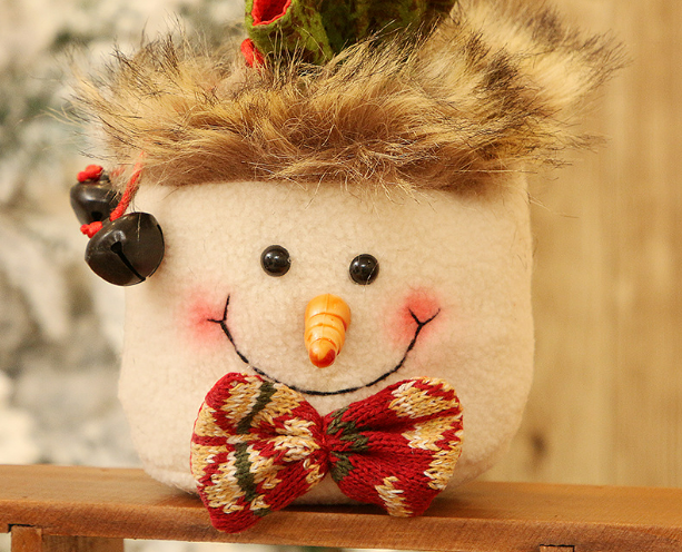 Noel Elma Çantası Karikatür Bebek Noel Hediye Çantası Şeker Anaokulu Hediye Sahne Dekorasyonu_voghion.com