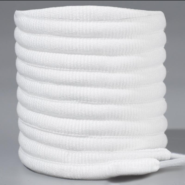 Shoe Accessories white round shoelaces, semi circular rope, plush shoelaces, Martin boots, leather shoes, sneakers, coconut waxed shoelace rope_voghion.com
