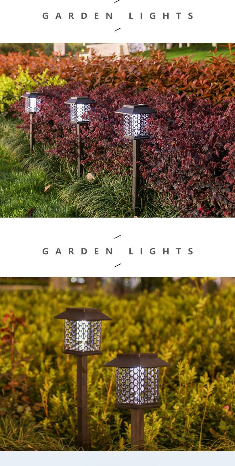 Solar Powered Mosquito Killer Lamp, Waterproof Outdoor Bug Zapper With UV Light, Smart Auto On/Off, Wall Mount Or Hanging For Garden, Patio, Yard_voghion.com