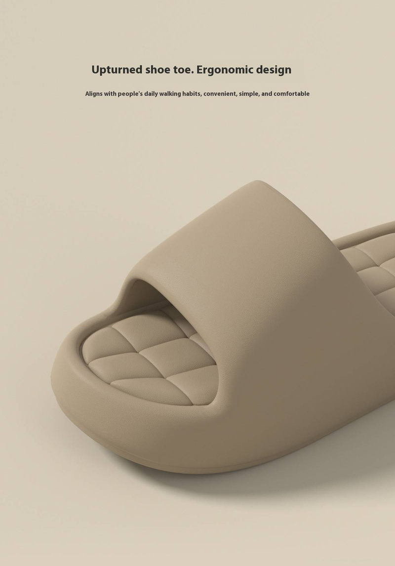 Unisex Cloud-Like Memory Foam Slides - Breathable Anti-Slip EVA Slippers With 3CM Height Boost, Comfortable Indoor/Outdoor Wear For Couples_voghion.com