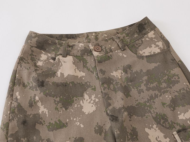 Pantaloni cargo da uomo, larghi, multitasche, casual, mimetici, a gamba dritta_voghion.com