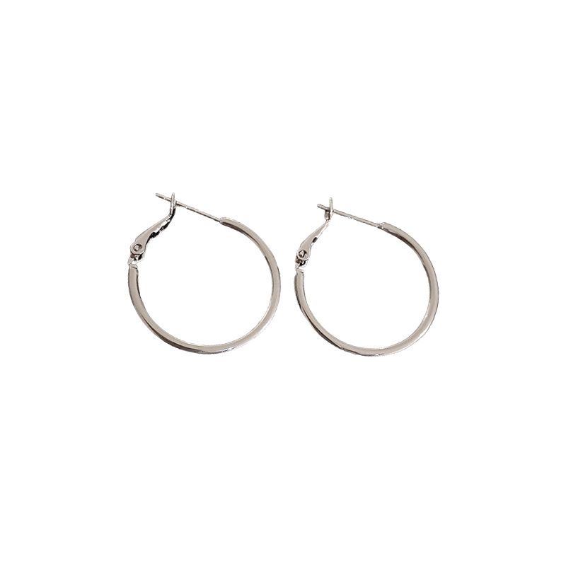 Anello con ago in argento, stile freddo, temperamento alla moda di nicchia, orecchini, lusso leggero, sensazione di alta qualità_voghion.com