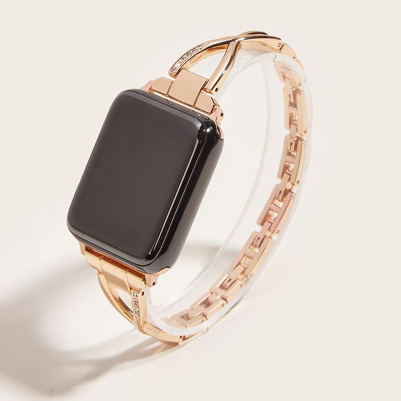 Damarmband för iWatch-band 44 mm 45 mm 41 mm 40 mm 42 mm 38 mm Metallsmalt diamantband för iWatch Ultra-serien 9 8 7 SE 65 4_voghion.com