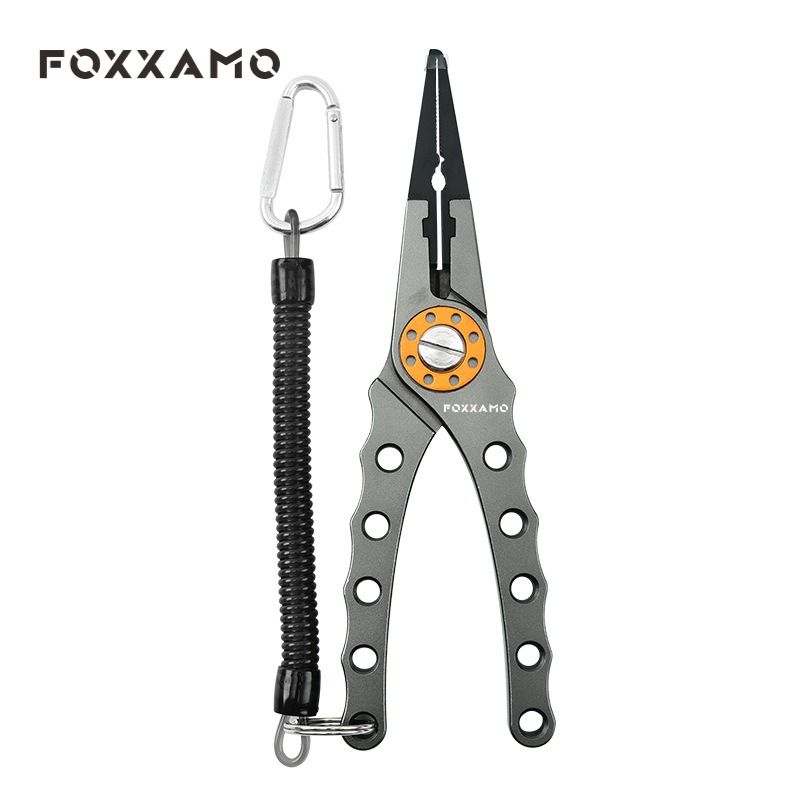 Pinces de pêche en alliage d'aluminium, pinces Luya, coupe-fils de pêche en acier tungstène à longue bouche, appâts pour leurres, outils de décrochage à boucle ouverte,_voghion.com