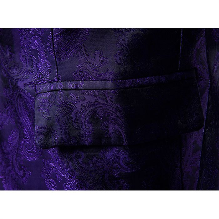 Sacou de costum Jacquard pentru bărbați, stil britanic, negru, alb, bleumarin, la modă, bărbați, afaceri, nuntă, petrecere, smoking, rochie, blazer, mărime_voghion.com