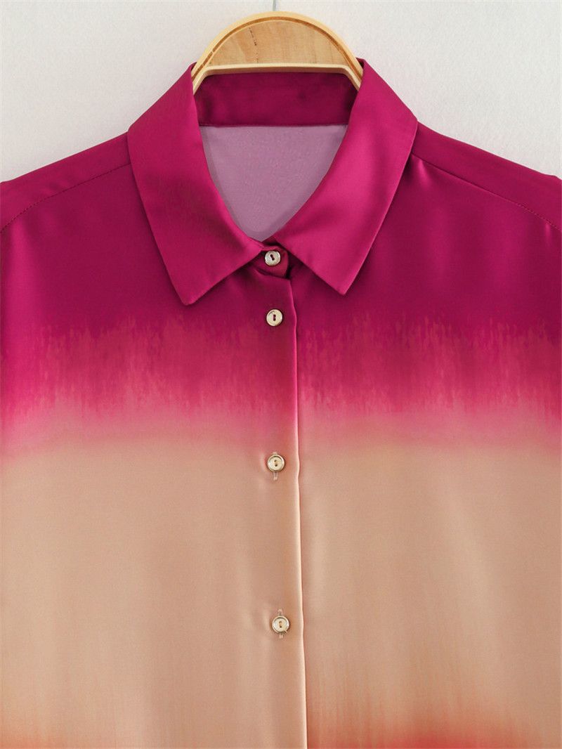 Abito da donna con pantaloni dritti camicia stampata tie-dye_voghion.com