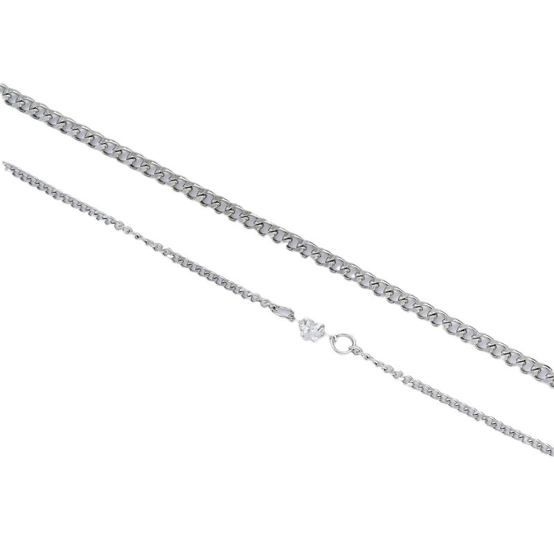 Heiß verkauftes INS Einfaches Edelstahl-Herzketten-Nischendesign-Paararmband 2er-Set_voghion.com