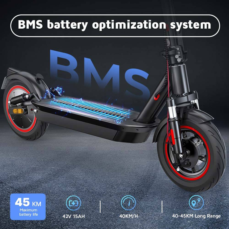 ISCOOTER I10 10" Folding Commuter Electric Scooter 650W Motor 36V 15Ah Battery_voghion.com