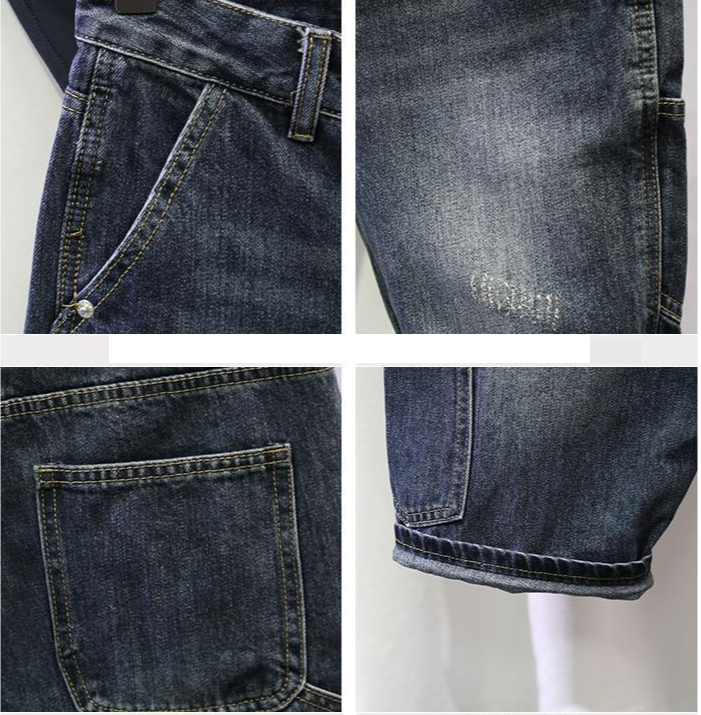 Herrenbekleidung Denim Shorts Farbe Herren High-End New Style Fünf-Punkt-Hosen Herren Sommer Dünne Jugend Casual Shorts_voghion.com