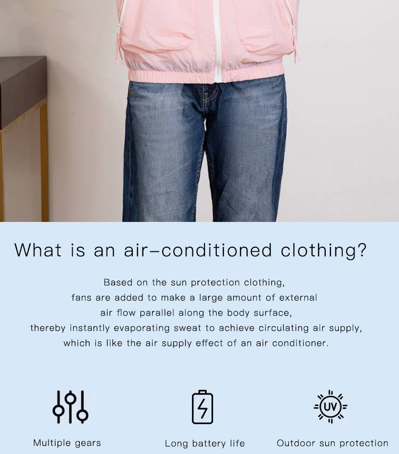 Kühlende Arbeitsjacke für Herren mit eingebautem Ventilator, wiederaufladbar, Sicherheitsarbeitskleidung für den Sommer zum Schweißen und Bauen – atmungsaktive Kleidung zum Wärmeabbau_voghion.com