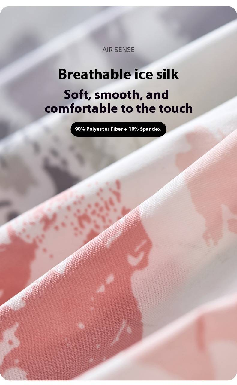 Men's Breathable Ice Silk Boxer Briefs - Comfortable & Cool Underwear For Daily Wear (L-XXXXL, Multiple Colors)_voghion.com
