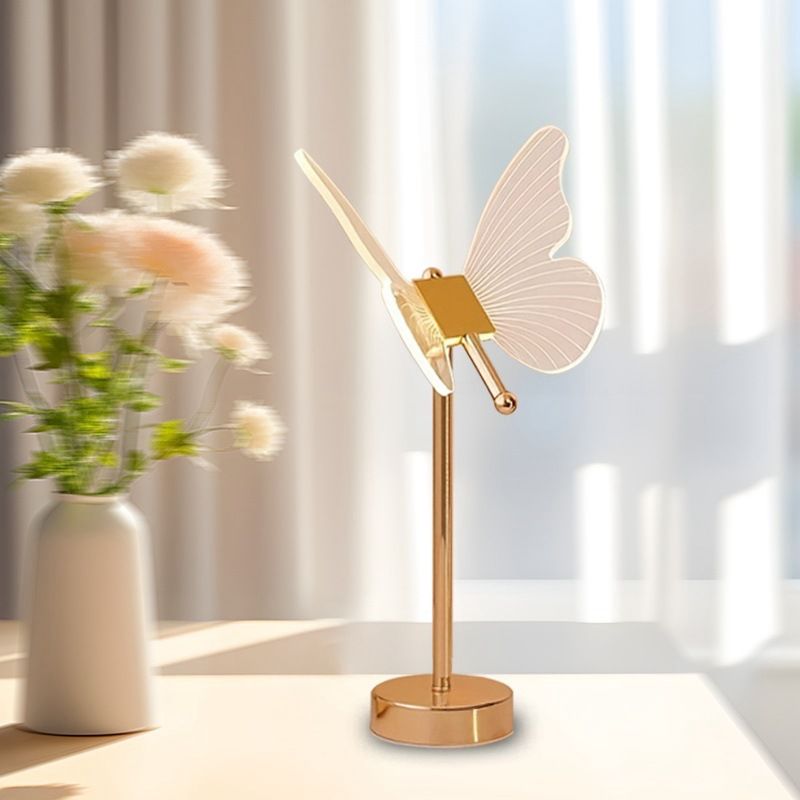 Lampada da scrivania a forma di farfalla, Instagram, celebrità adolescente di Internet, atmosfera da comodino, serata creativa_voghion.com