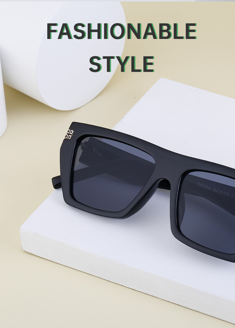 2023 New European and American Square Frame Sunglasses Men's Trendy Outdoor Cycling Small Frame Sunglasses Cross-Border Glasses Wholesale_voghion.com