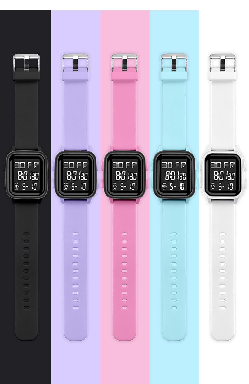 Kannermoude Kanneruhren Jongen a Meedercher Schüler Teenager Mëttelschoul Trend Fräizäit Sport Elektronikuhren_voghion.com