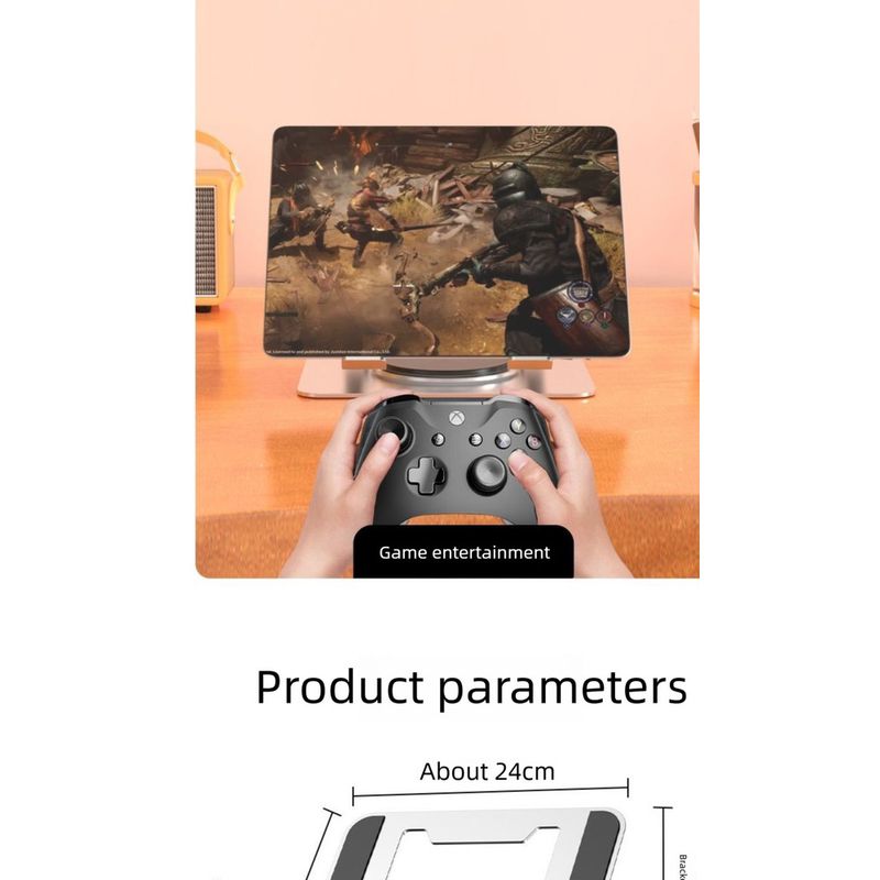 360 ° drehbarer Laptop-Ständerhalter, höhenverstellbar, hängende Kühlbasis, 360 Grad_voghion.com