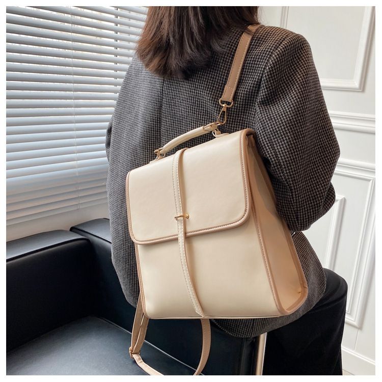 Vintage rucksack mode schultasche student weichem leder Britischen college stil computer tasche weibliche_voghion.com