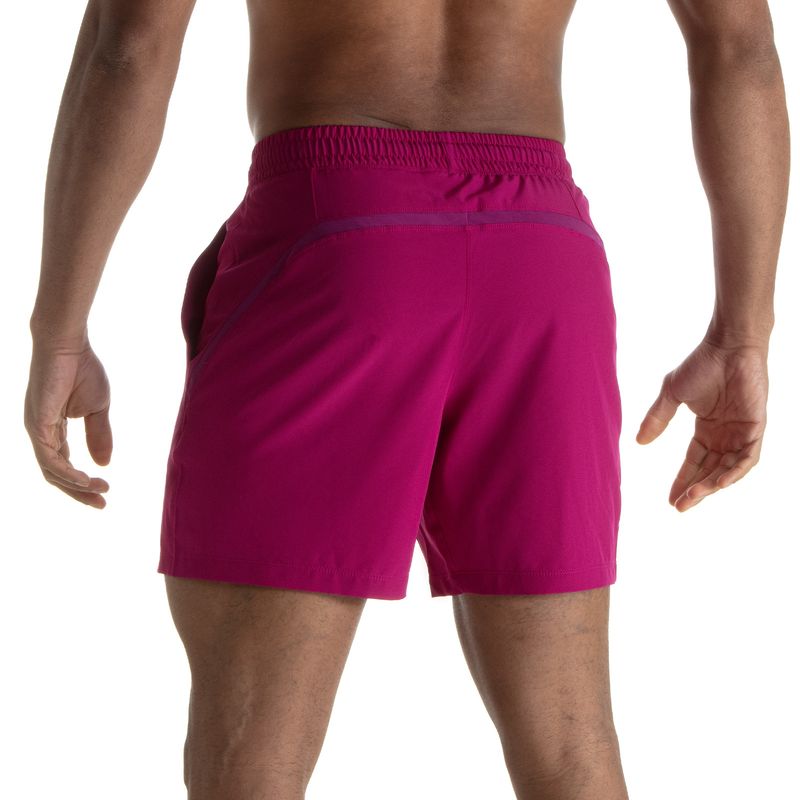 Men's Multi-Sport Training Shorts - Lightweight & Quick-Dry For Running Pickleball & Gym (4-Way Stretch UPF50+ Black/Blue S-XXL)_voghion.com