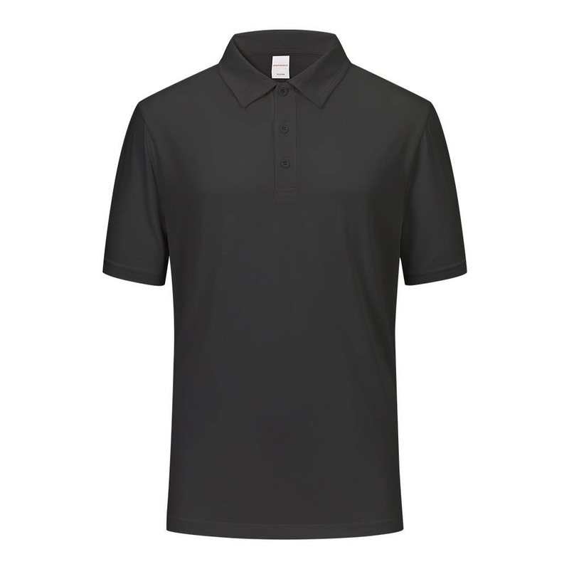 Herren-T-Shirt mit Revers und kurzen Ärmeln Lee Hanton Ice Silk Stretch Poloshirt_voghion.com