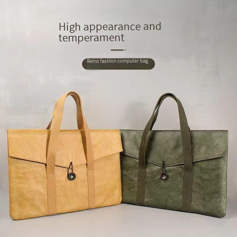Dupont Paper Laptop Bag Waterproof Nice Suitable For 14 Inches_voghion.com