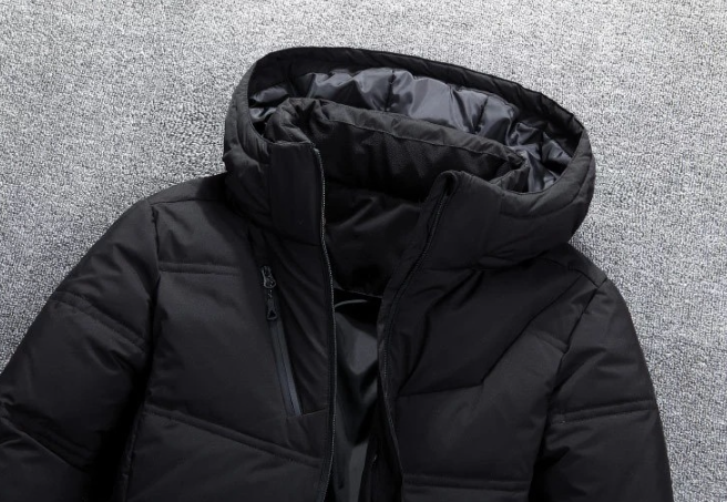 Giacca invernale da uomo, corta, slim-fit, casual, spessa, calda, in silicone, con cappuccio, per il freddo, capispalla da uomo_voghion.com