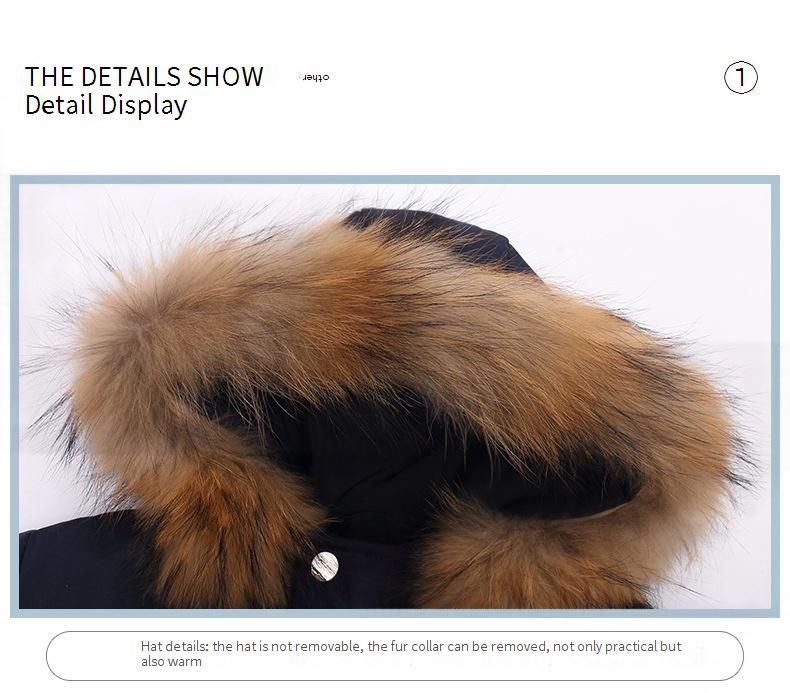 Stylish Baby Down Jacket Set – Hooded Coat & Snap-Crotch Pants (80-100cm, 4 Colors, 55% White Duck Down, Korean Trendy)_voghion.com