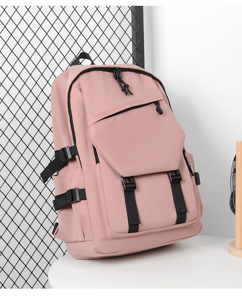 New Backpack Trendy Forest Series Simple Couple Backpack for Junior, High School, and College Students with Large Capacity_voghion.com