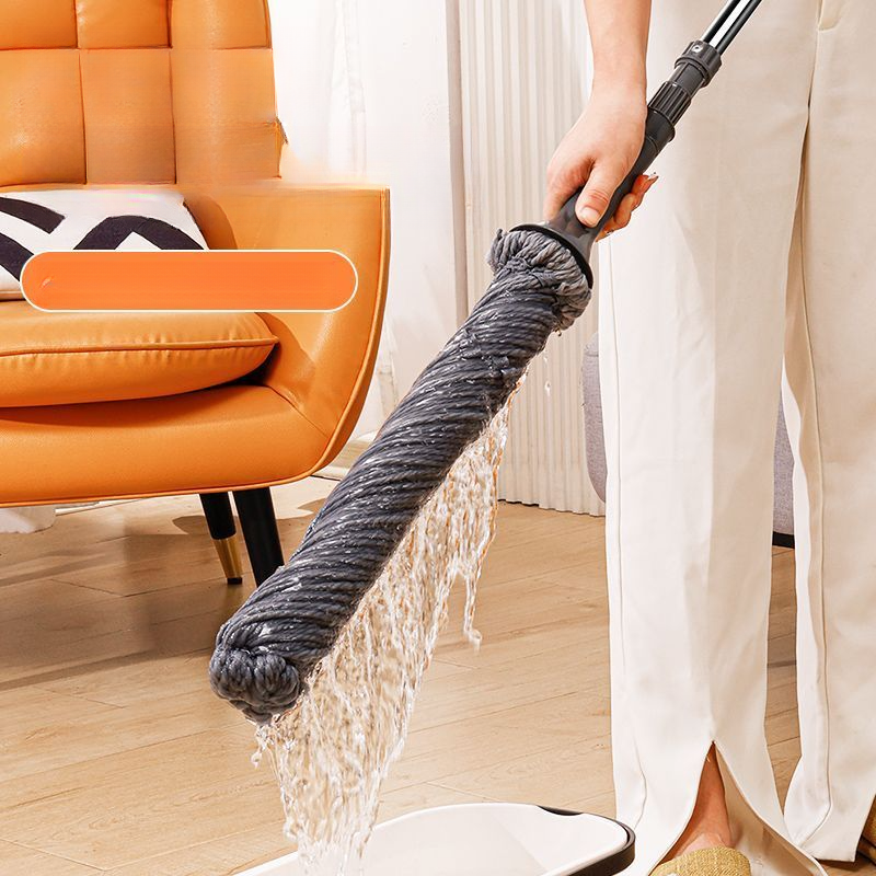 Jefun 2025 Neuer selbstauswringender, freihändiger Waschmopp mit großem Kopf für den Haushalt, gewerbliche Nutzung für Restaurants_voghion.com
