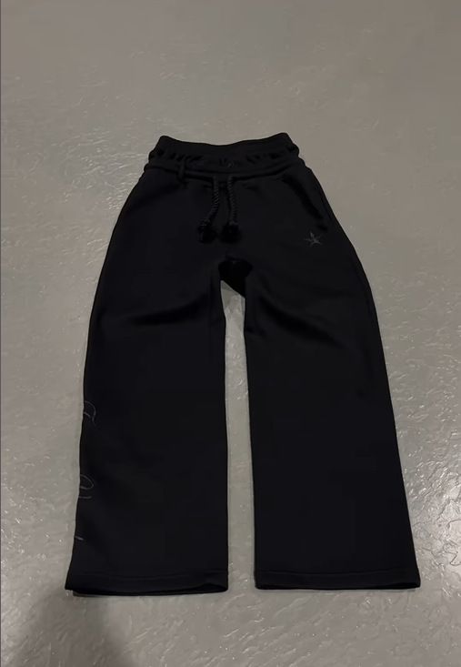 Herrenbekleidung Jogginghose mit doppeltem Bund und Stickereien, High-Street-Hose, zweiteilige Hose, lockere Hose mit weitem Bein_voghion.com