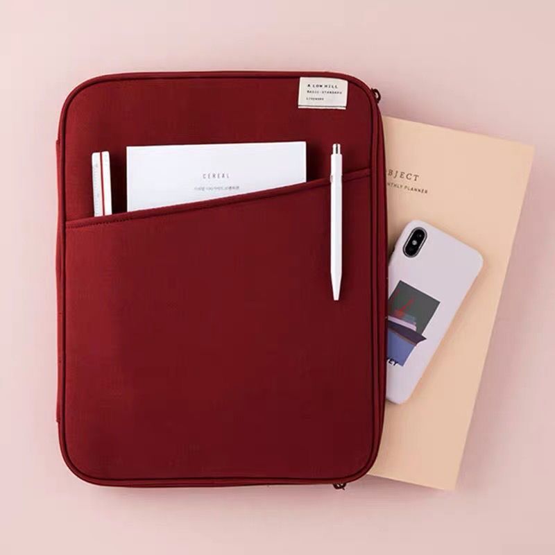 The Velvet Shockproof Clutch Business Storage Ipad Laptop Bag 13/11 Tablet Liner Bag Ins_voghion.com
